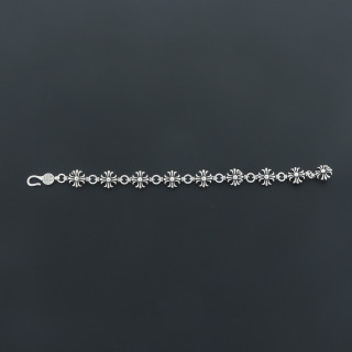 Chrome Hearts Nine Cross Sterling Silver Bracelet Large view 4
