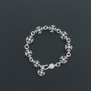 Chrome Hearts Nine Cross Sterling Silver Bracelet Large view 6