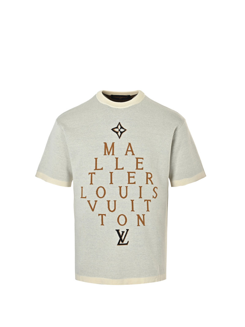 Louis Vuitton Cream Graphic Logo T-Shirt view