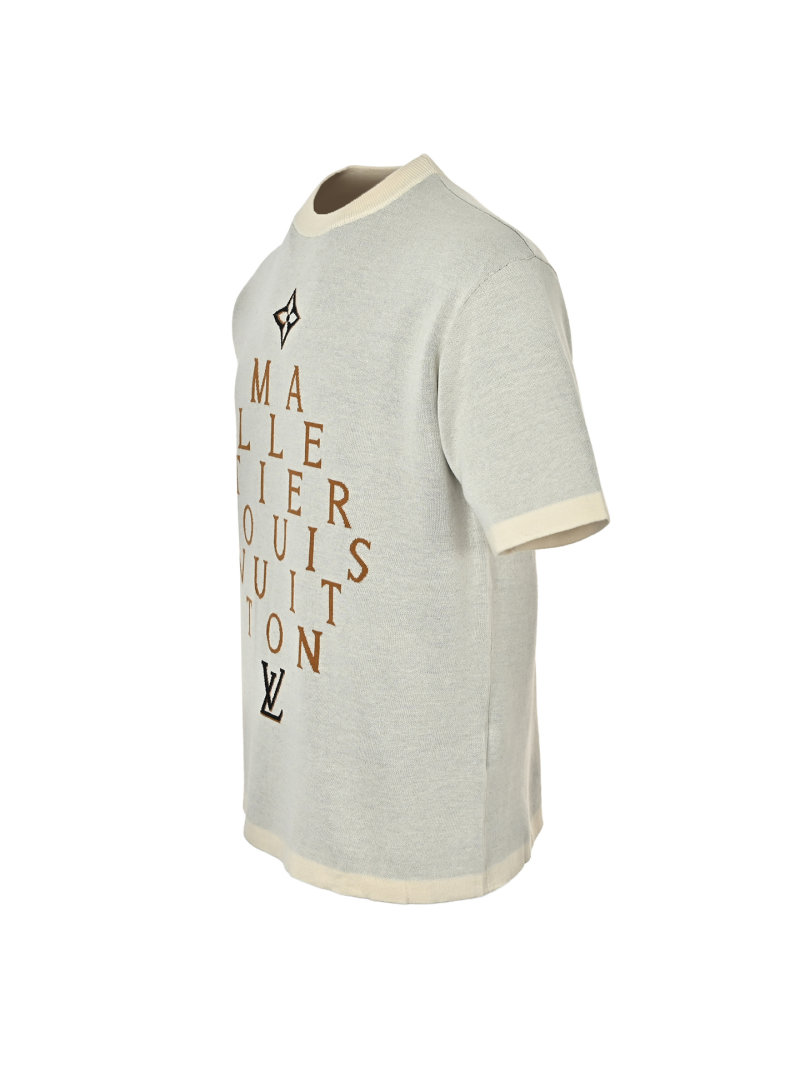 Louis Vuitton Cream Graphic Logo T-Shirt view
