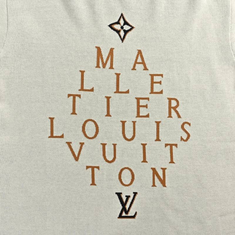 Louis Vuitton Cream Graphic Logo T-Shirt view