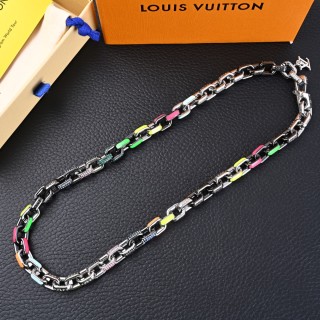 Louis Vuitton Paradise Chain Necklace Rainbow Enamel view 2