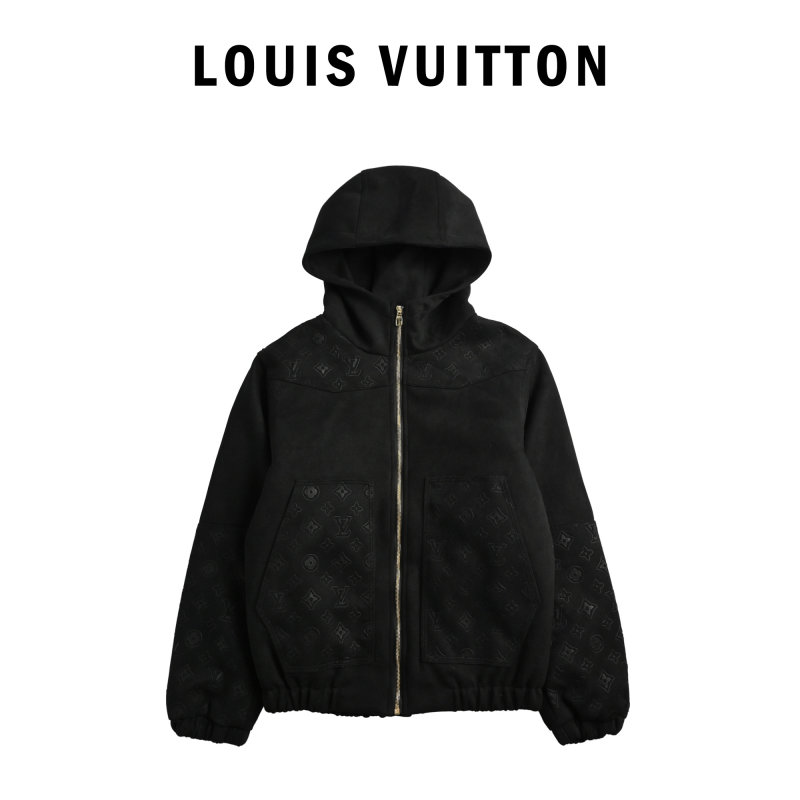 Louis Vuitton Monogram Down Puffer Jacket Black view