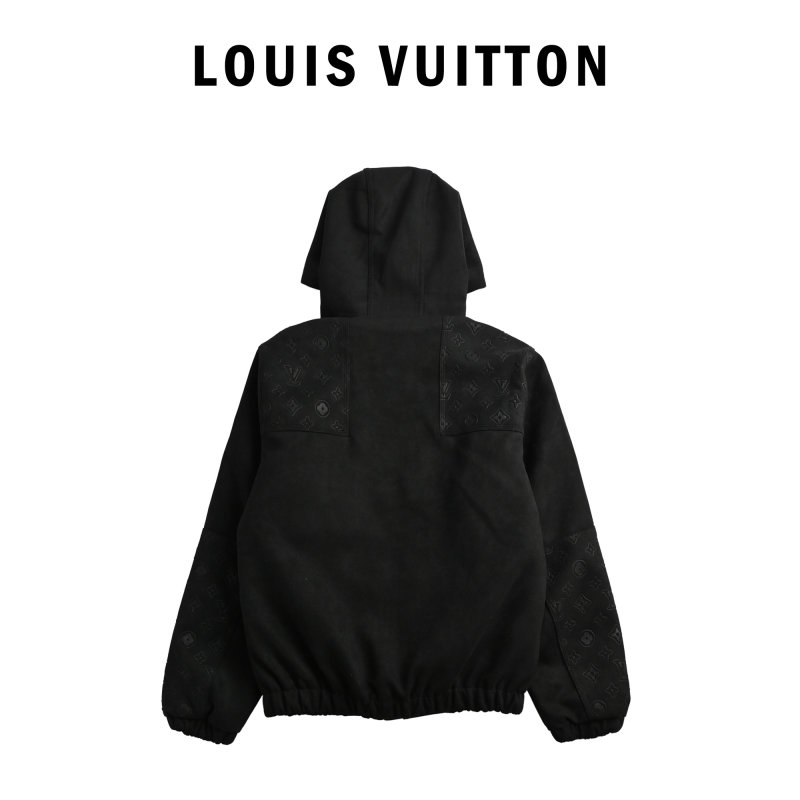 Louis Vuitton Monogram Down Puffer Jacket Black view
