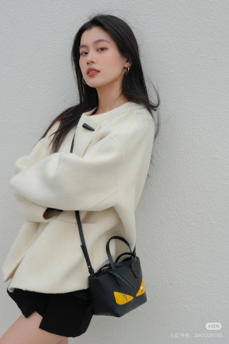Fendi Monster Eyes Black Tote Bag view