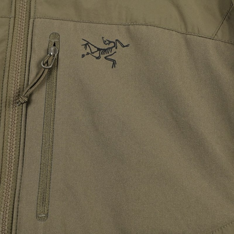 Arcteryx Sage Green Hooded Puffer Jacket view
