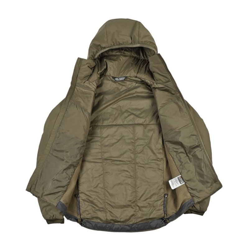 Arcteryx Sage Green Hooded Puffer Jacket view