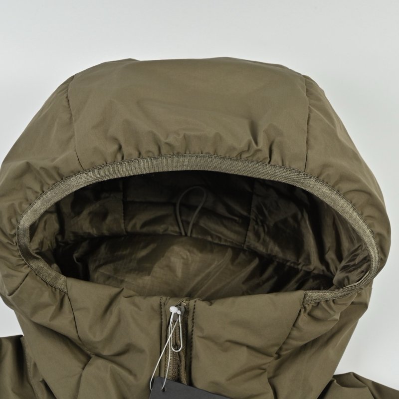 Arcteryx Sage Green Hooded Puffer Jacket view