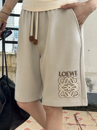 Loewe Cream Logo Shorts view 6