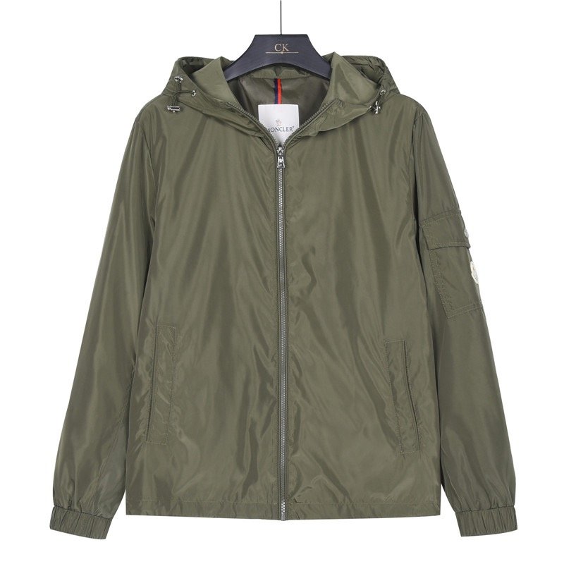 Stone Island Women's Olive Hooded Windbreaker Jacket view