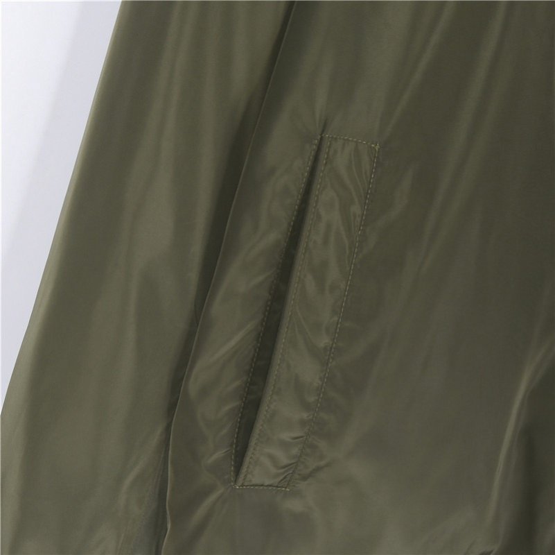 Stone Island Women's Olive Hooded Windbreaker Jacket view