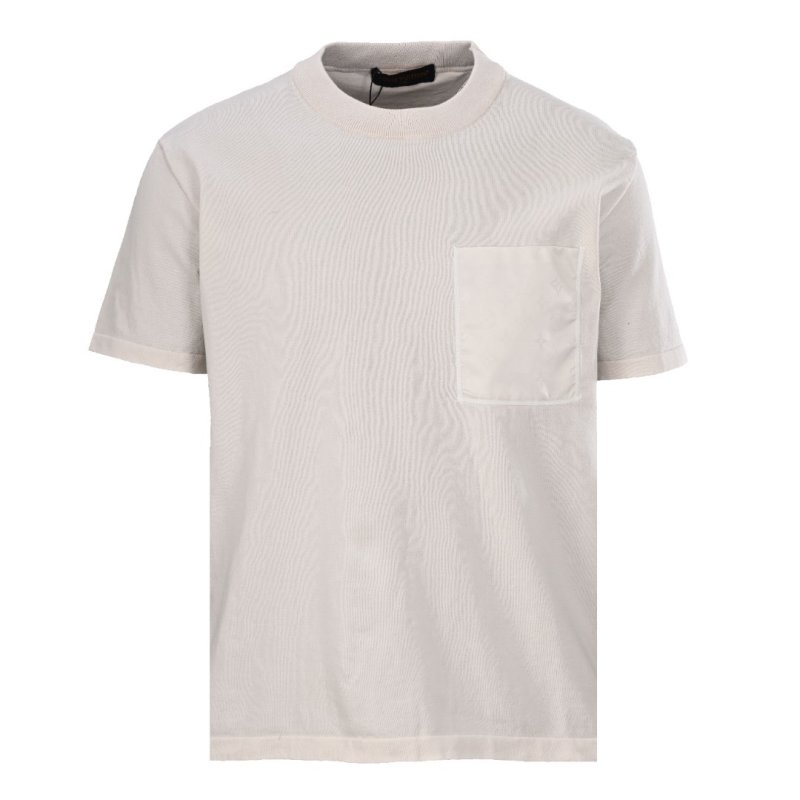 Premium Cream Pocket T-Shirt view