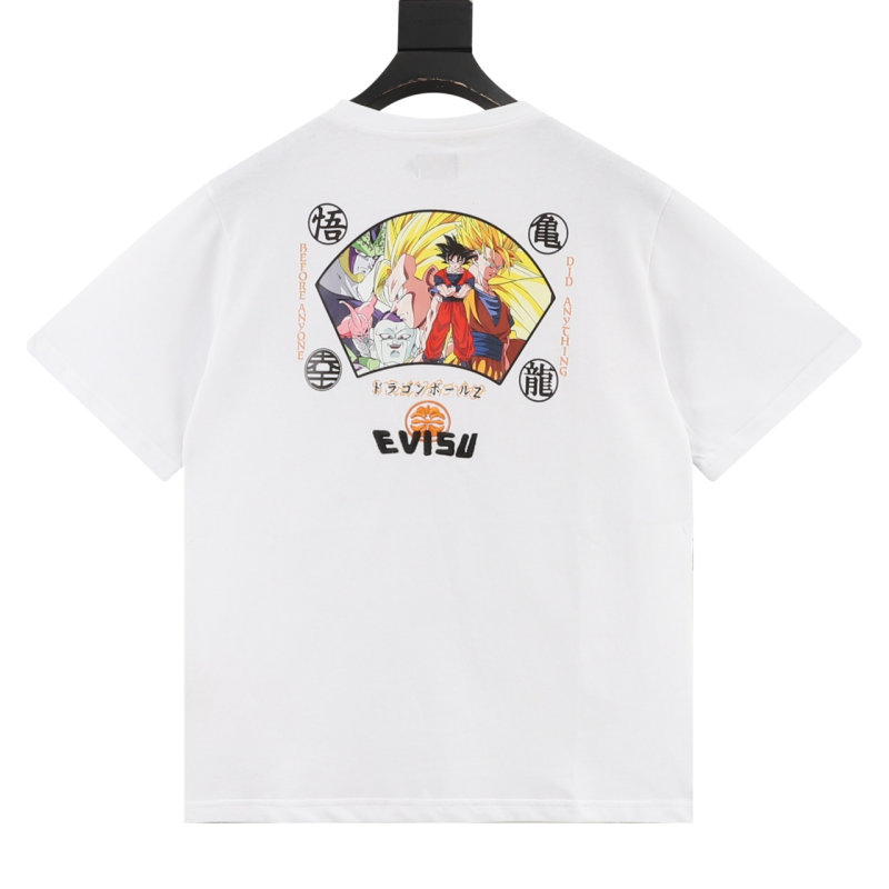 White Graphic Short Sleeve T-Shirt with Embroidered Logo view