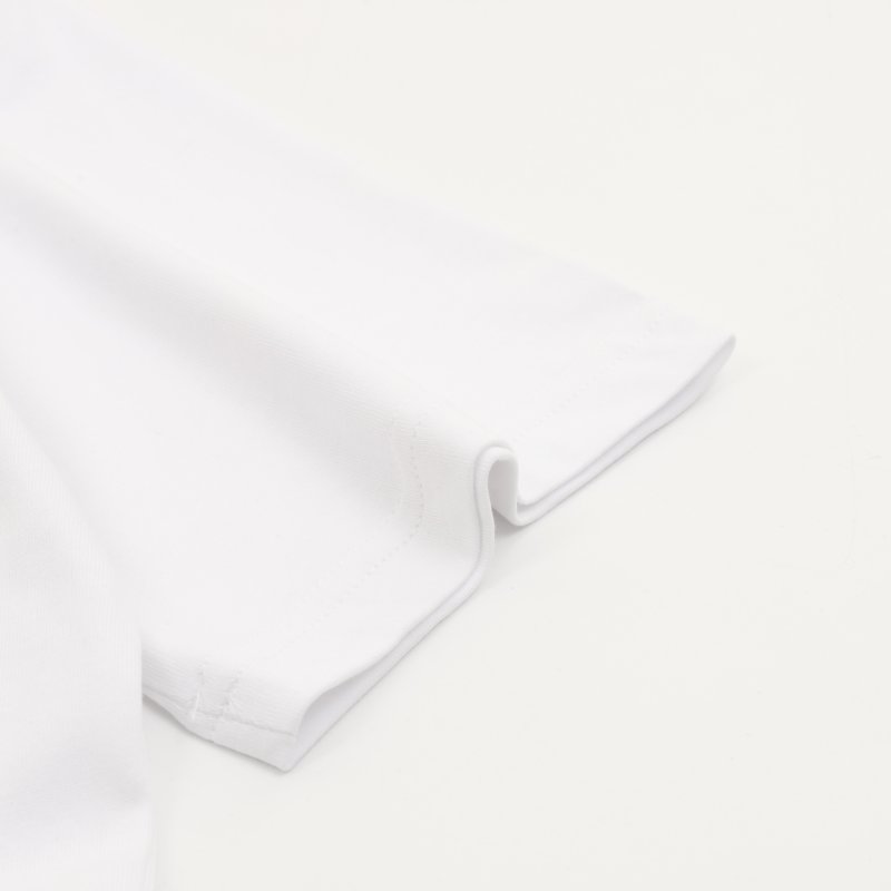 White Graphic Short Sleeve T-Shirt with Embroidered Logo view
