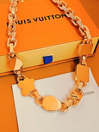 Louis Vuitton Paradise Stone Gold Necklace with Cubic Zirconia view 6