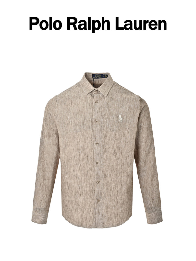Ralph Lauren Beige Linen Shirt view