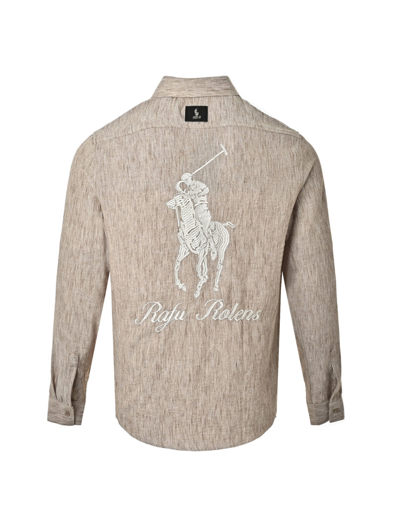 Ralph Lauren Beige Linen Shirt view