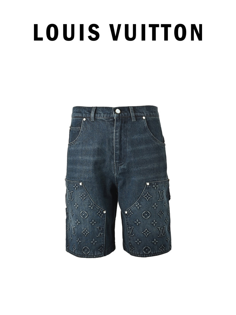 Louis Vuitton Monogram Denim Shorts - Dark Indigo view