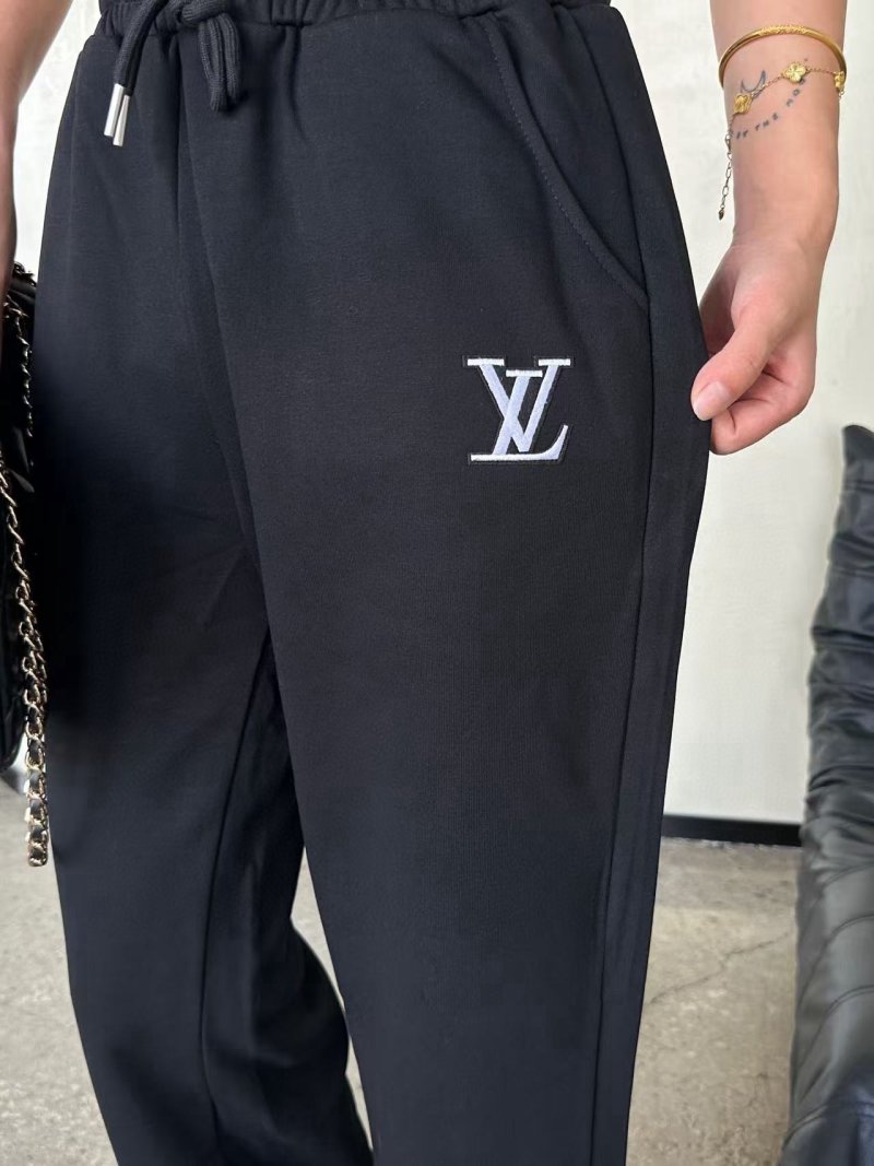 Louis Vuitton Black Logo Sweatpants