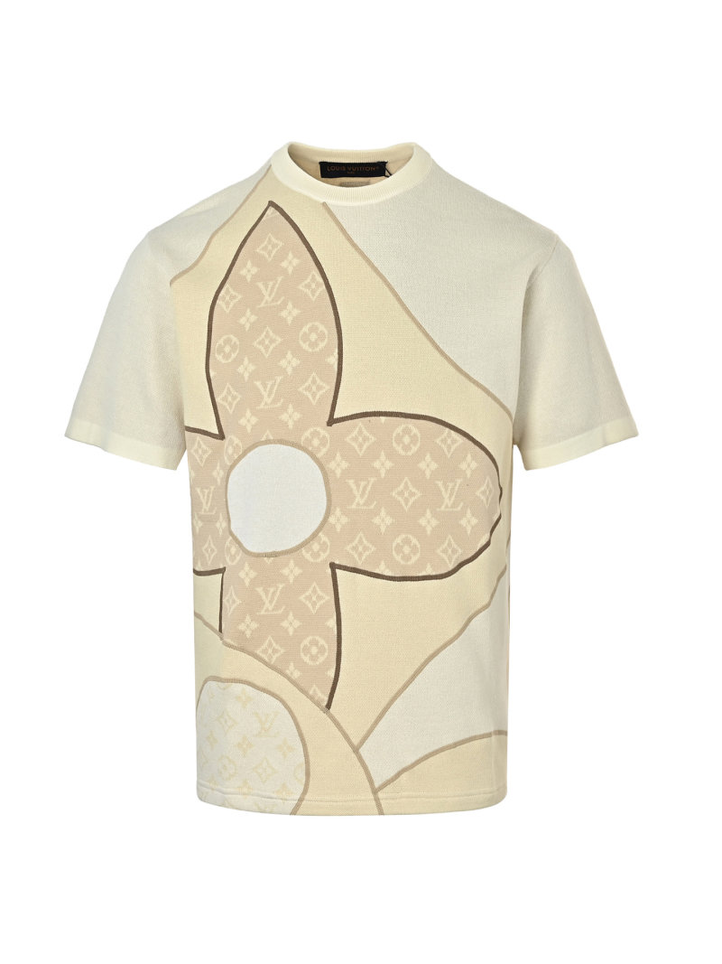 Louis Vuitton Monogram Logo Cream T-Shirt view