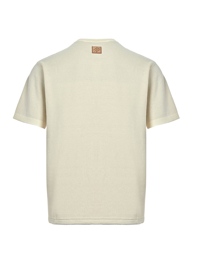 Louis Vuitton Monogram Logo Cream T-Shirt view