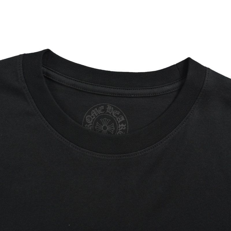 Black Graphic Skull Wings T-Shirt with Hypnotic Stripes view