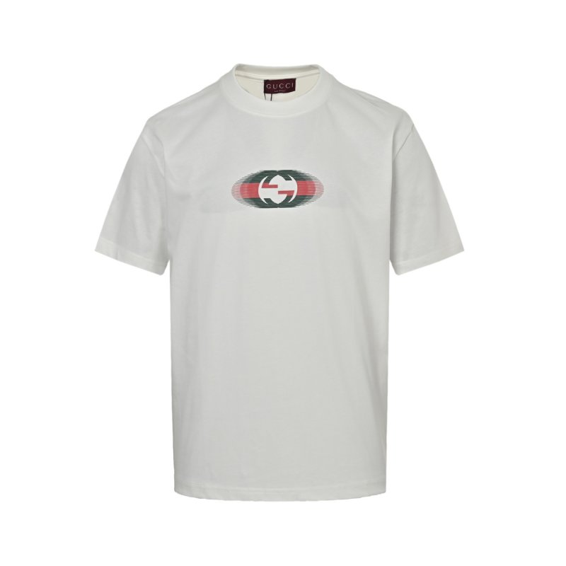 Gucci Repeated Logo White T-Shirt view