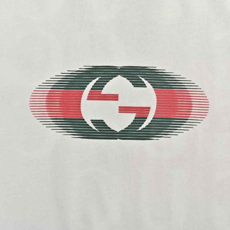 Gucci Repeated Logo White T-Shirt view