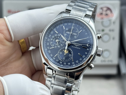 Longines Master Collection Moon Phase Chronograph 42mm view 3