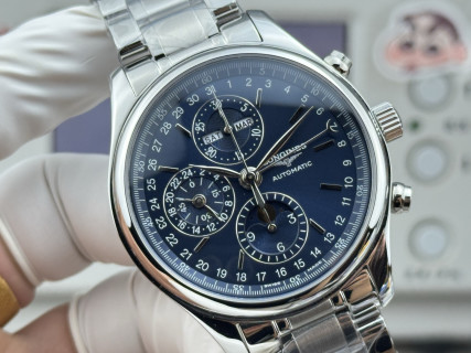 Longines Master Collection Moon Phase Chronograph 42mm view 4