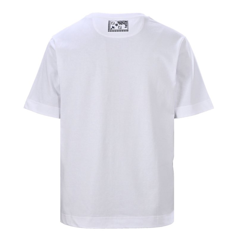 Fendi White Monogram Pocket T-Shirt view