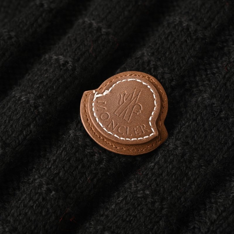 Stone Island Black Cable Knit Crew Neck Sweater view