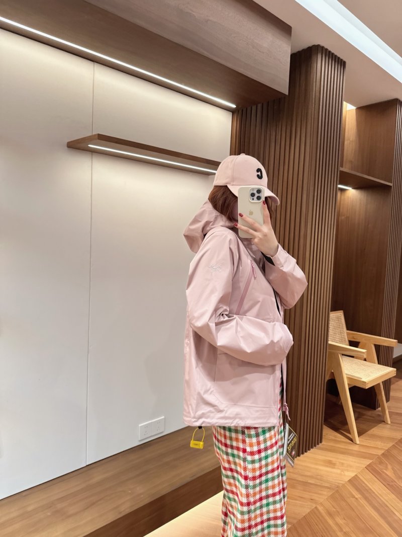 Pink Lightweight Windbreaker Jacket view