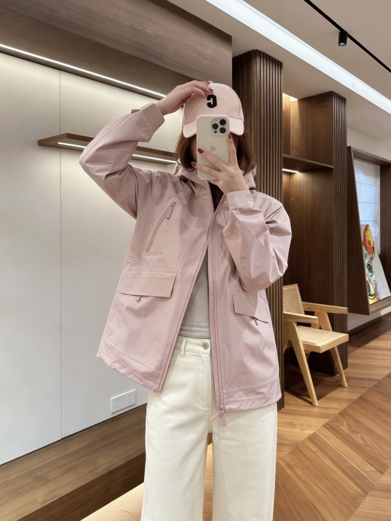 Pink Lightweight Windbreaker Jacket view