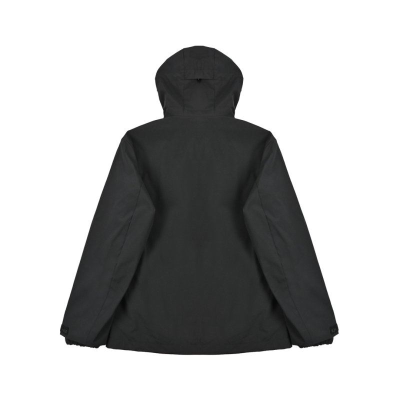 Yankees Black Windbreaker Jacket with White Trim view