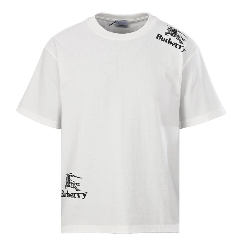 Burberry EKD Logo White T-Shirt view