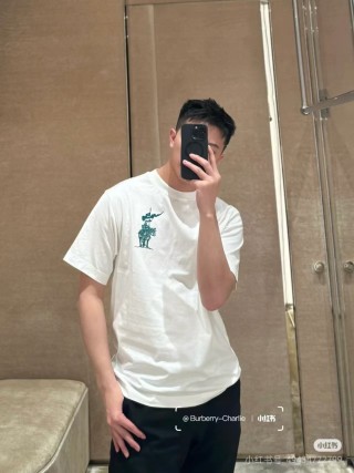 Polo Ralph Lauren Embroidered Pony Cream T-Shirt view 7