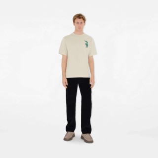 Polo Ralph Lauren Embroidered Pony Cream T-Shirt view 9