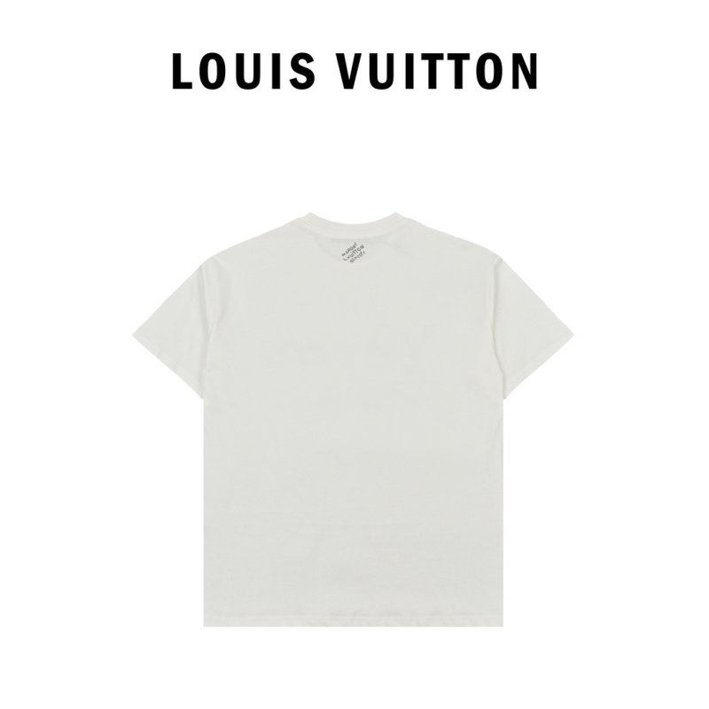White Rhinestone Logo Graphic T-Shirt view