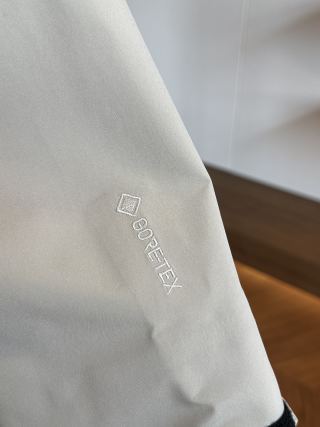 Arc'teryx GORE-TEX Cream Hardshell Jacket view 5