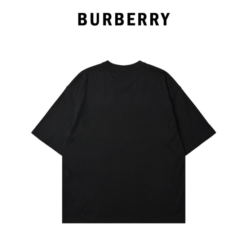 Burberry Black Graphic Logo T-Shirt view