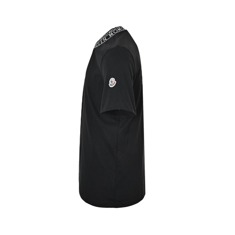 Dior Black Crew Neck T-Shirt with Collar Logo view