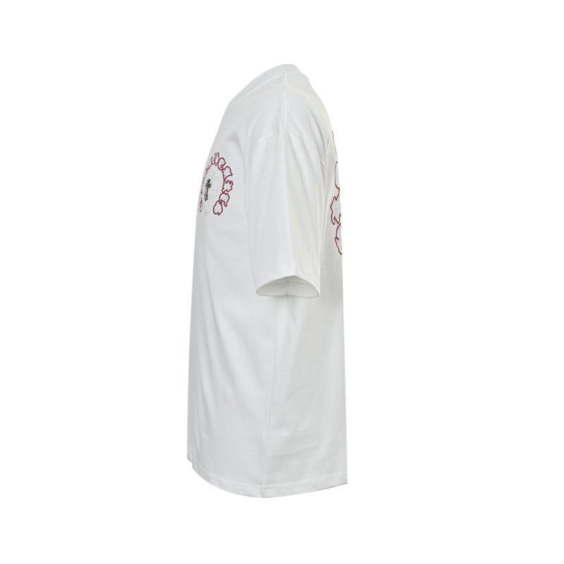 White Cross Graphic Short Sleeve T-Shirt view