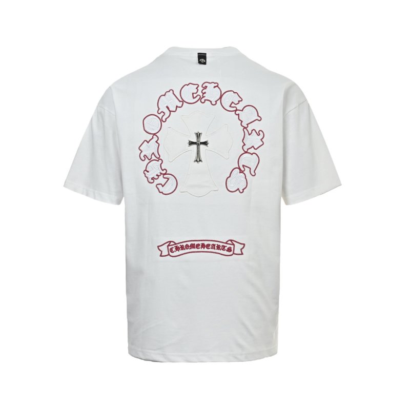 White Cross Graphic Short Sleeve T-Shirt view