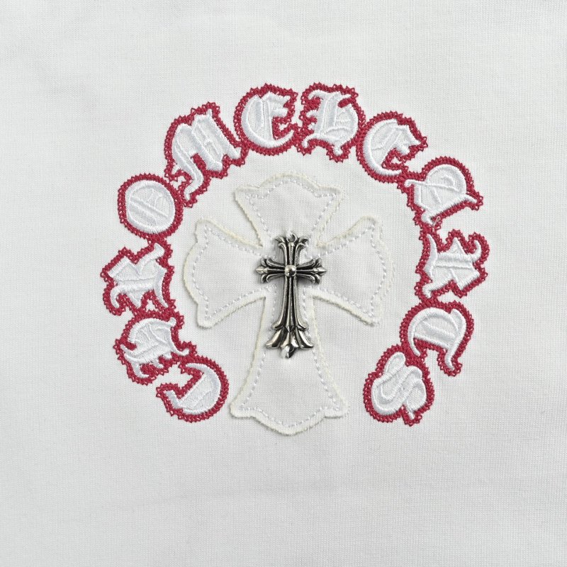 White Cross Graphic Short Sleeve T-Shirt view