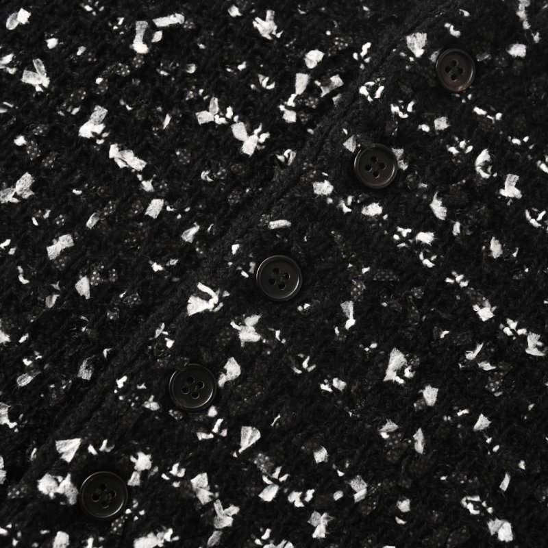 Black Sequin Short Sleeve Polo T-Shirt view