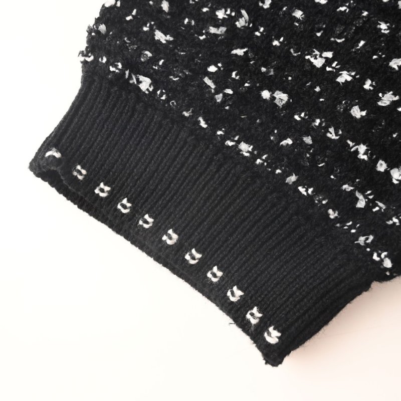Black Sequin Short Sleeve Polo T-Shirt view