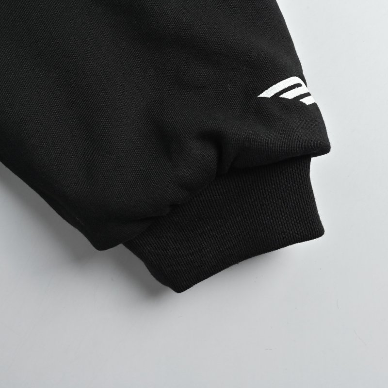 Black Puffer Jacket with Faux Fur Collar view