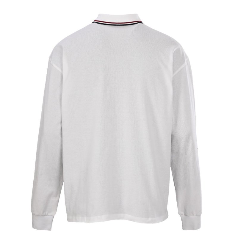Miu Miu Long Sleeve Polo Shirt White view