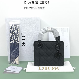 Dior Saddle Bag Black Monogram Canvas Leather Strap view 5